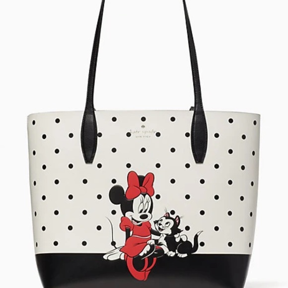 disney x kate spade new york minnie mouse tote bag - Picture 6 of 8